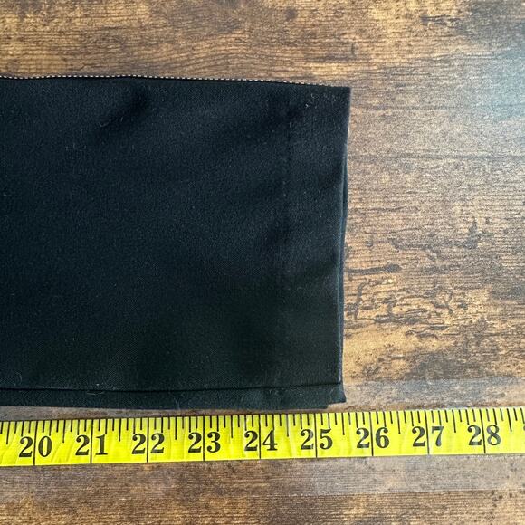 Womens Mid Rise Pants Side Stripe Size 4 Black Brown Beige Preppy Loungewear EUC - Picture 6 of 9